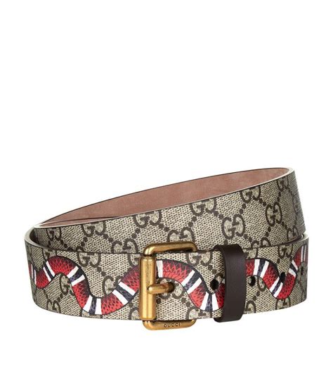 gucci belt with snake mens cheap|gucci snakeskin belt.